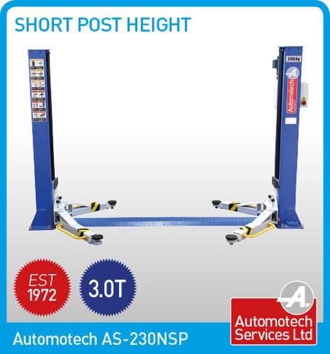 Narrow short post lift - short, 2