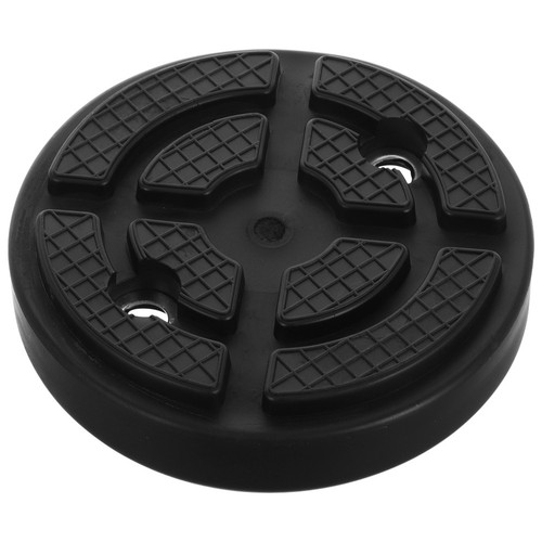 Black rubber jack - pad, for