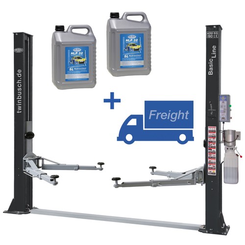 Two post car lift ramp - lift, twin